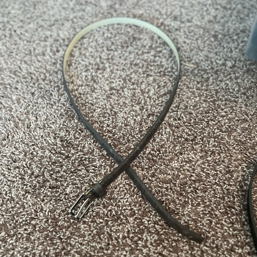 Gray Thin Belt